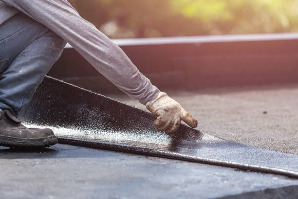 Professional Basement Waterproofing technician working in Groveland, NY